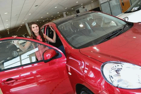 Micra Elle in the Showroom
