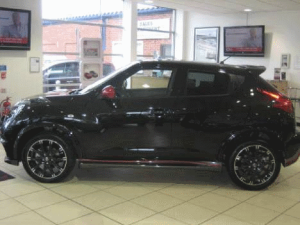 Nissan Juke Nismo in the showroom