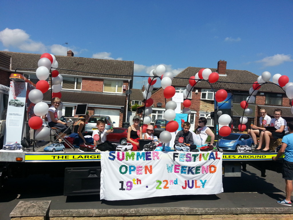 Polesworth Carnival 2013 - Our Float 1