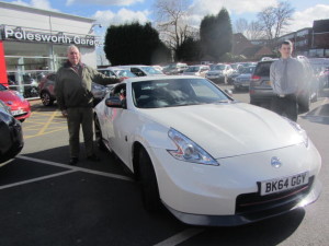 Mr Chris Clark Taking Collecting Of His Fantastic Nissan 370Z Nismo From Our Sales Executive Jack Shields