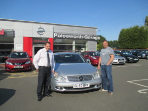 Mark Johnson An Old School Friend Of Our Sales Manager Steve Sadler Collecting His New Mercedes CLS
