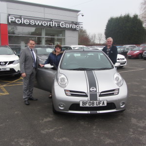 Local-Customers-Mr-Mrs-Faulkner-collecting-their-Nissan-Micra-C+C-From-Our-Sales-Manager-Steve-Sadler.54e2020e47b47.jpg