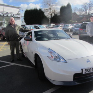 Mr Chris Clark Taking Collecting Of His Fantastic Nissan 370Z Nismo From Our Sales Executive Jack Shields
