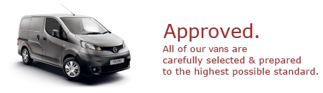 Approved used Nissan Vans