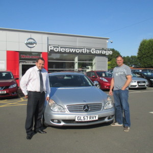 Mark Johnson An Old School Friend Of Our Sales Manager Steve Sadler Collecting His New Mercedes CLS
