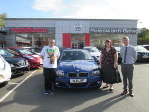 Returning Customers Mr & Mrs Mould Collecting Their New BMW 3 Series From Our Sales Executive Adam Hickinbottom