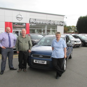 Local Customers Mr & Mrs Brown Collecting Their New Ford Fusion From Our Sales Executvie Matt Newman