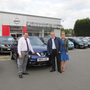 Ruturning Customers Mr And Mrs Bate Collecting Their New Nissan Juke From Our Sales Manager Steve Sadler