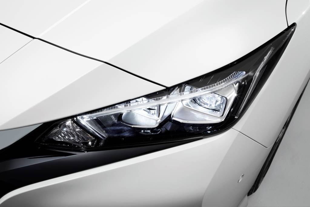 New Nissan Leaf 2 Headlamp Close Up