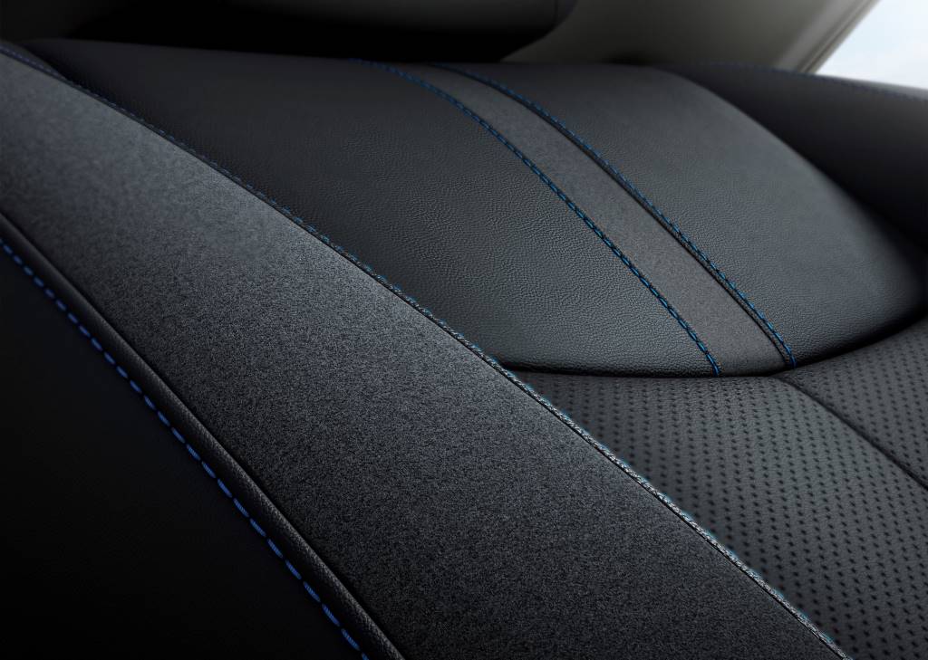 New Nissan Leaf 2 Interior Seat Stitching